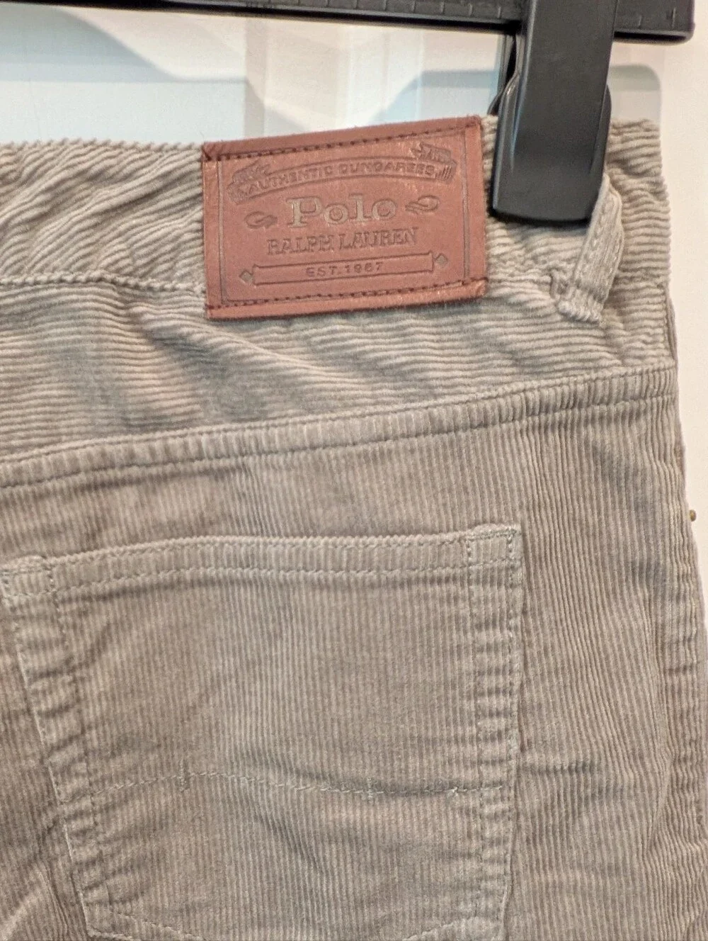Polo Ralph Lauren khaki Corduroy Pants Size 18 Boy Old Money Preppy Kids classic